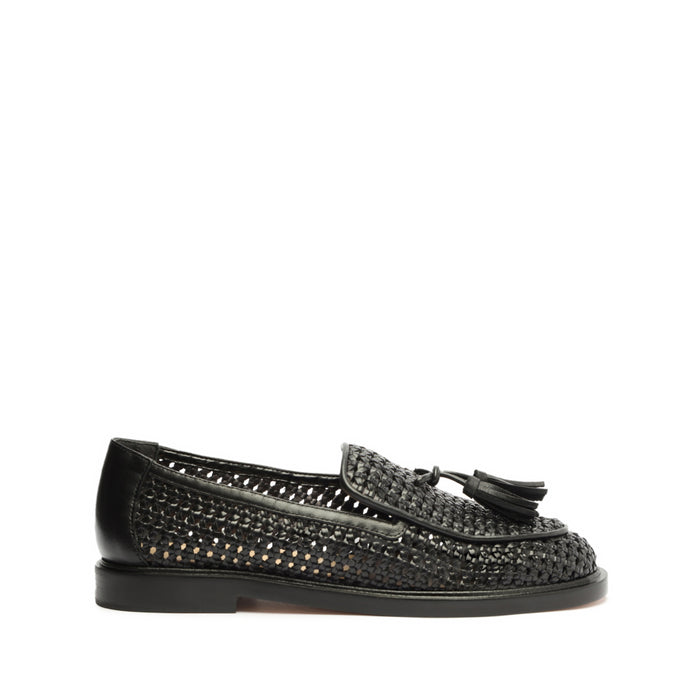 Hanna Flat 5 Black Deluxe Nappa - Schutz Shoes