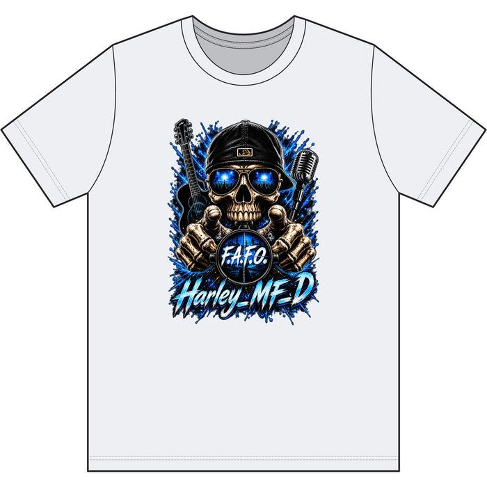 Harley MFD Skull Tee — FAFO Biker Graphic T-Shirt