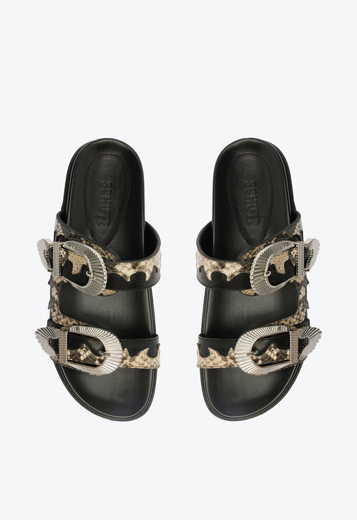 Harper Sporty Leather Sandal - Schutz Shoes