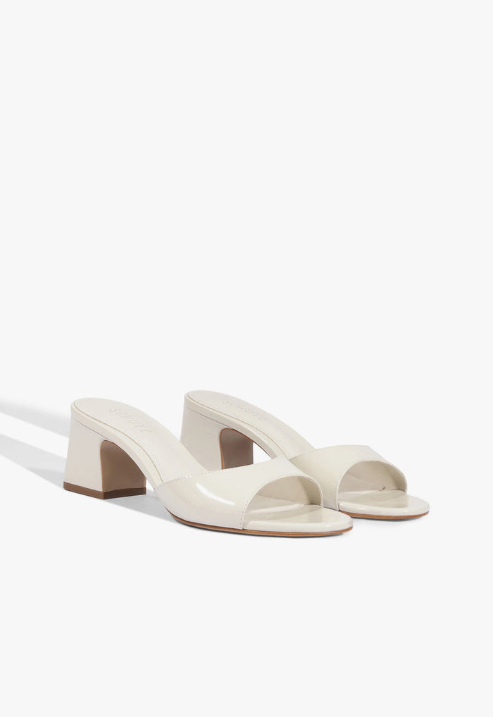 Harriet Mid Mule Patent Sandal - Schutz Shoes