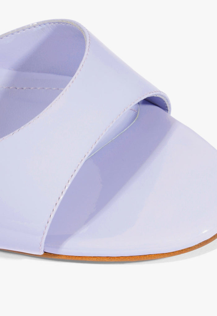 Harriet Mid Mule Patent Sandal - Schutz Shoes