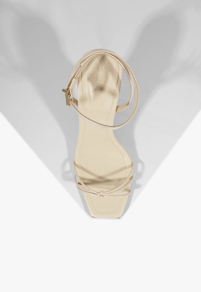 Haven Bamboo Leather Stiletto Sandal - Schutz Shoes
