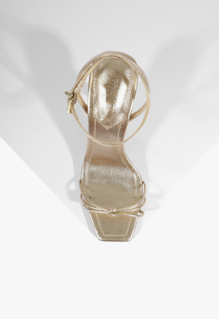 Haven Bamboo Leather Stiletto Sandal - Schutz Shoes