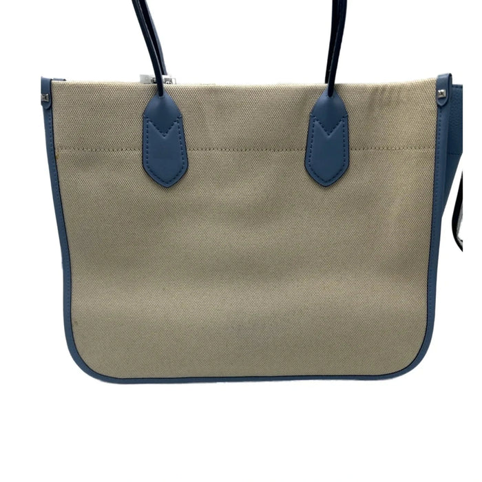Michael Kors Heidi Stripe Canvas Designer Handbag