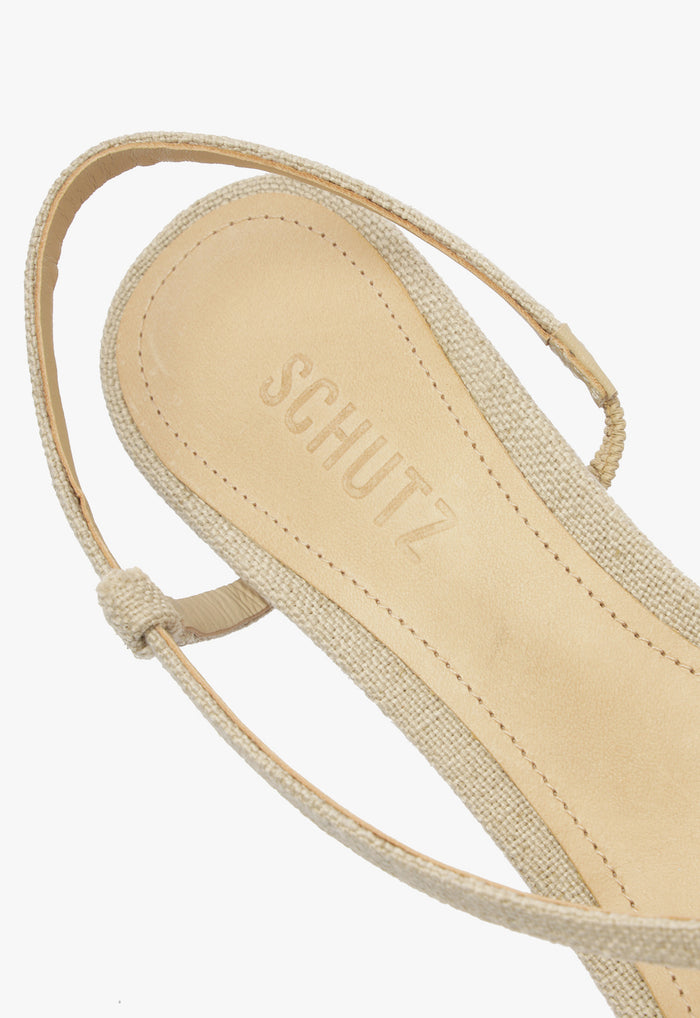 Heloise Linen Sandal - Schutz Shoes