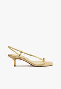 Heloise Sandal 5 Gold Metallic - Schutz Shoes