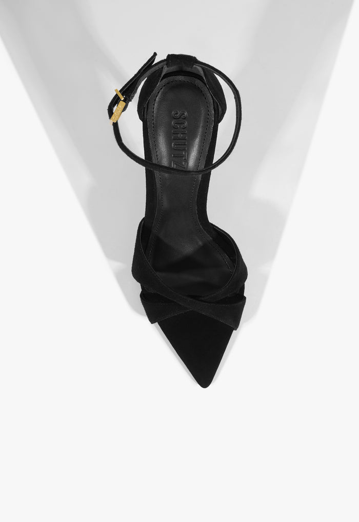 Hilda Leaf Suede Sandal - Schutz Shoes
