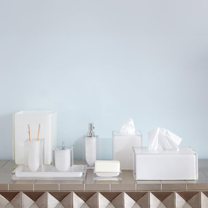 hollywood bath collection clear - styled view