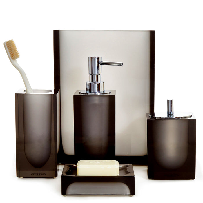 hollywood bath collection acrylic smoke - front view