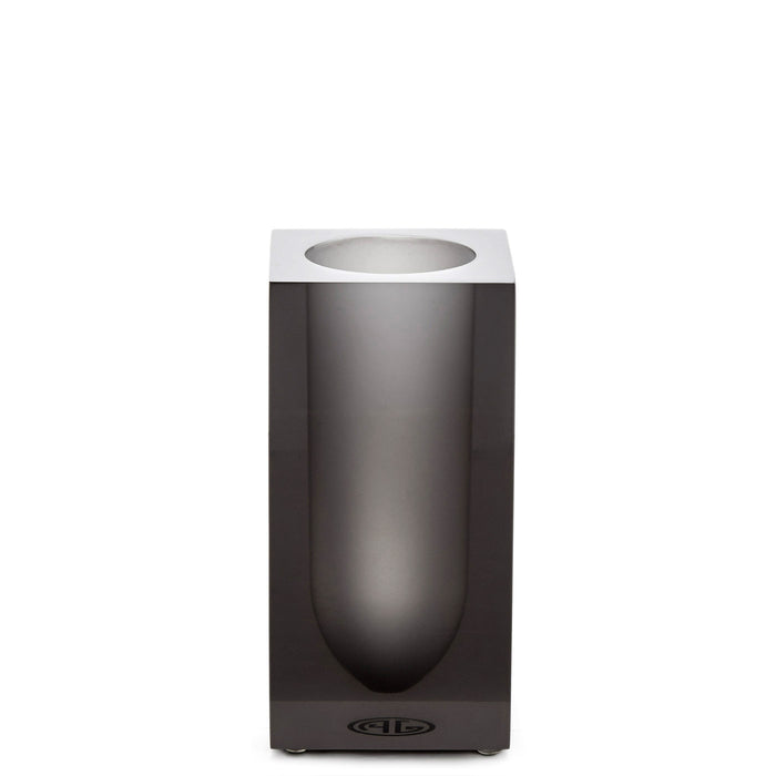 hollywood toothbrush holder smoke acrylic - front view