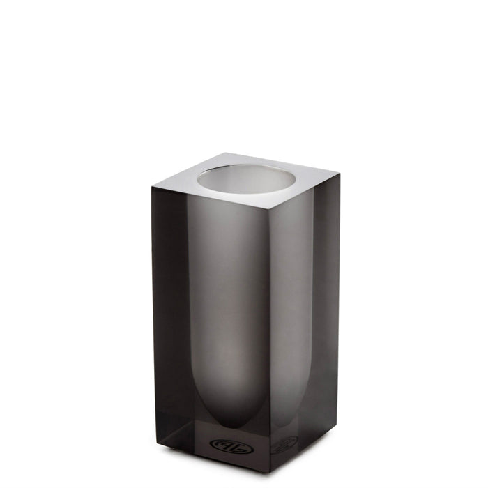 hollywood toothbrush holder acrylic smoke - angle view