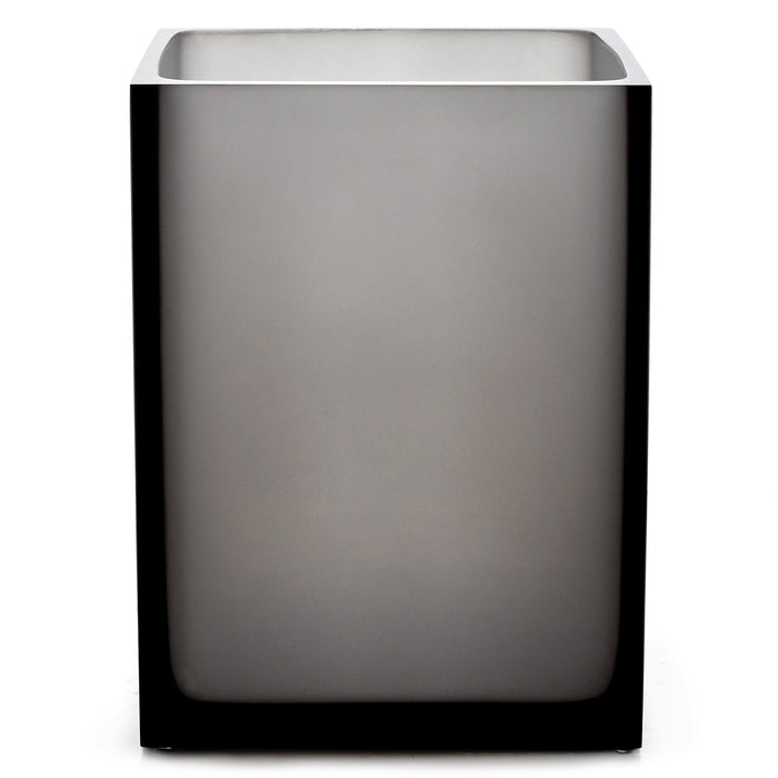 hollywood wastebasket acrylic smoke - front view