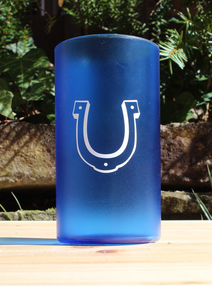 Horseshoe, equestrian tumbler, Made in USA, BPA free, Blue Bentley Tumbler