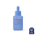 A BYOMA Clarifying Serum refill bottle in mint gree.