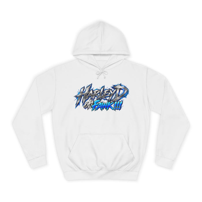 Hyped Hawk Graffiti Hoodie – Streetwear College Pullover