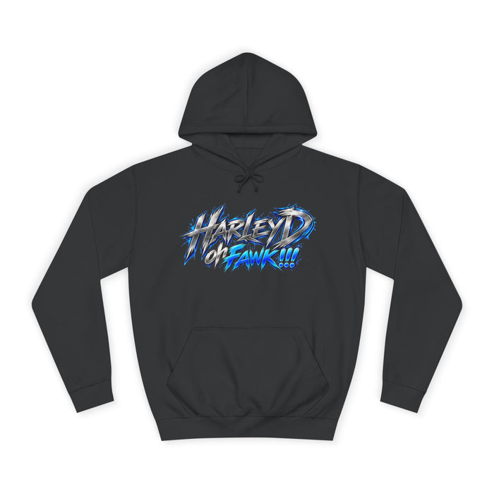 Hyped Hawk Graffiti Hoodie – Streetwear College Pullover