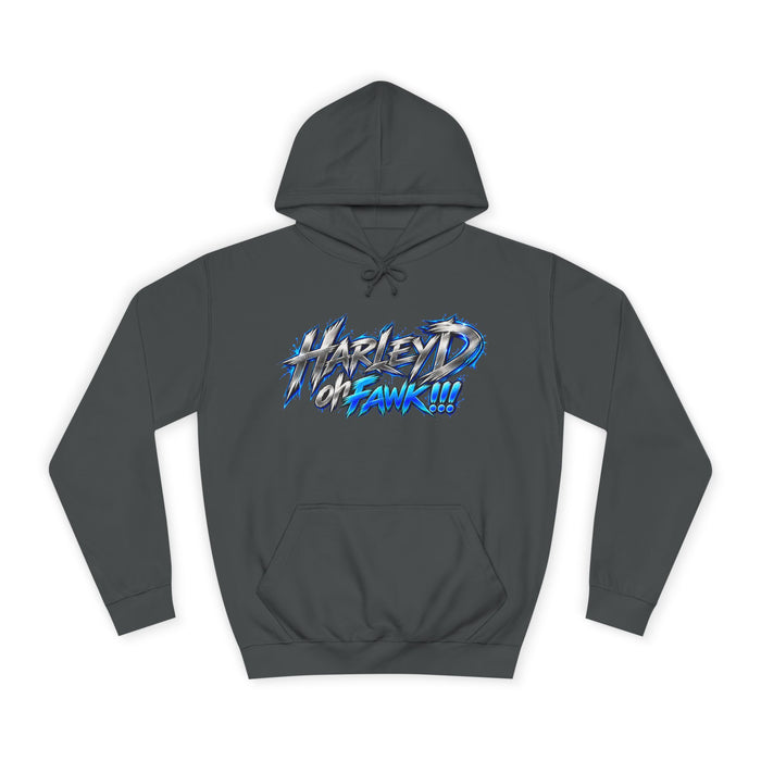 Hyped Hawk Graffiti Hoodie – Streetwear College Pullover