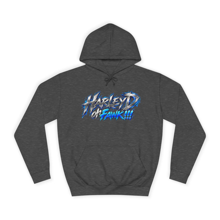 Hyped Hawk Graffiti Hoodie – Streetwear College Pullover