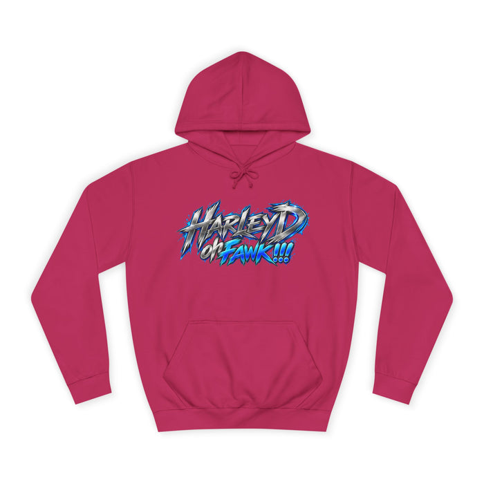 Hyped Hawk Graffiti Hoodie – Streetwear College Pullover