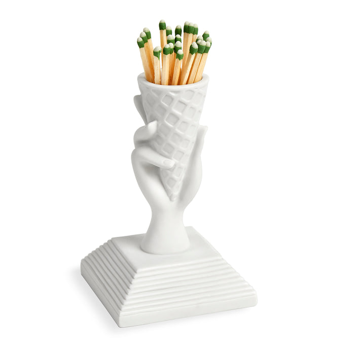 i-scream match strike porcelain white with matches - view 1
