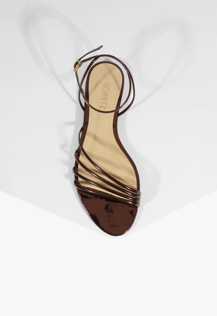 Inez Metallic Sandal - Schutz Shoes
