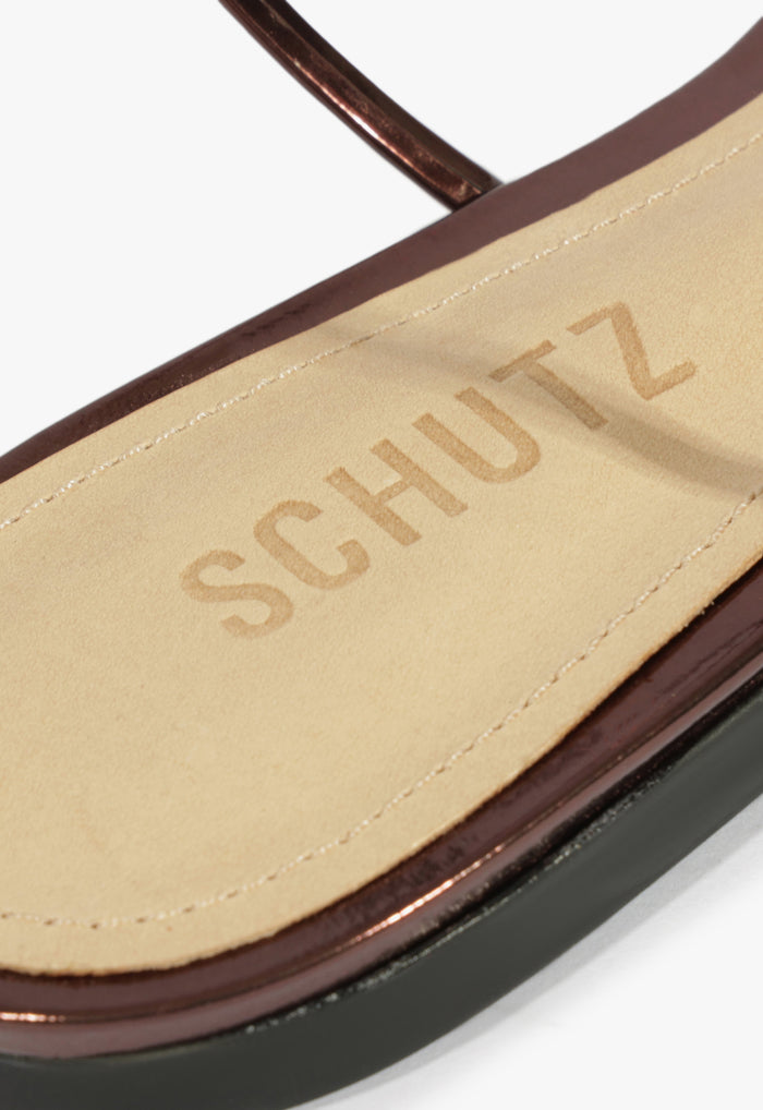 Inez Metallic Sandal - Schutz Shoes