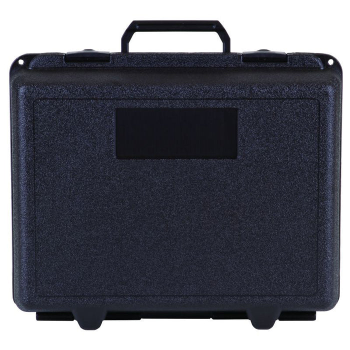 50351F Infinity 14 (FV 5) Pin Hinge Case with Foam Interior – Closed Front View Showing Label Area and Lock Tabs
