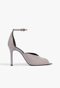 Ingrid Lace Patent Pump 5 Blue Gray Patent - Schutz Shoes