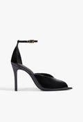 Ingrid Lace Patent Pump 5 Black Patent - Schutz Shoes