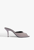 Ingrid Mule Patent Sandal 5 Blue Gray Patent - Schutz Shoes