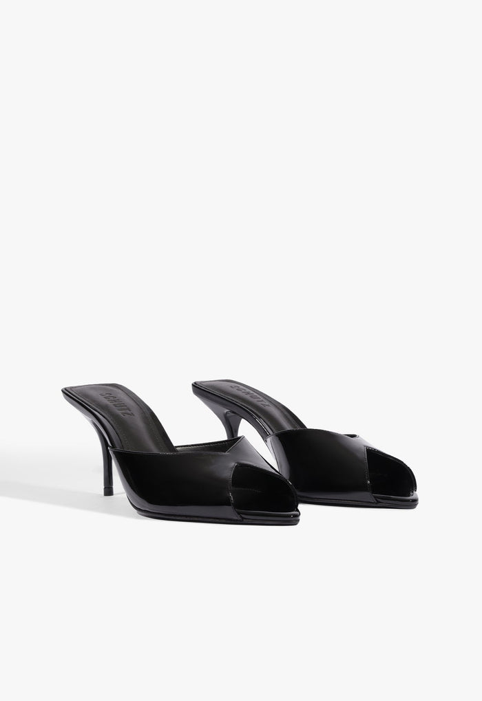 Ingrid Mule Patent Sandal - Schutz Shoes