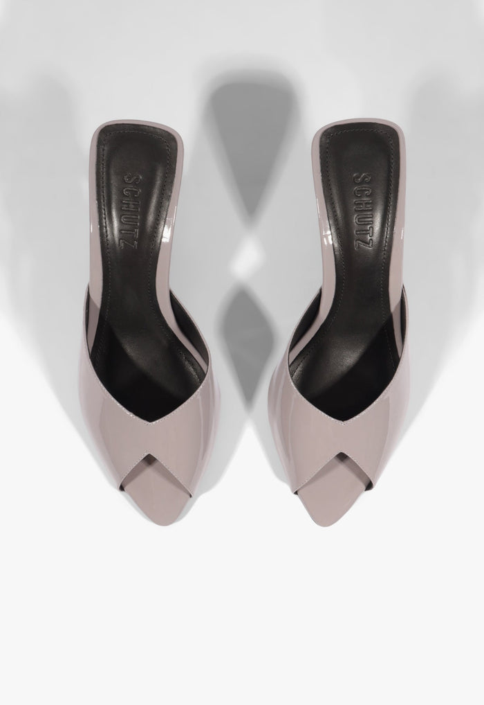 Ingrid Mule Patent Sandal - Schutz Shoes