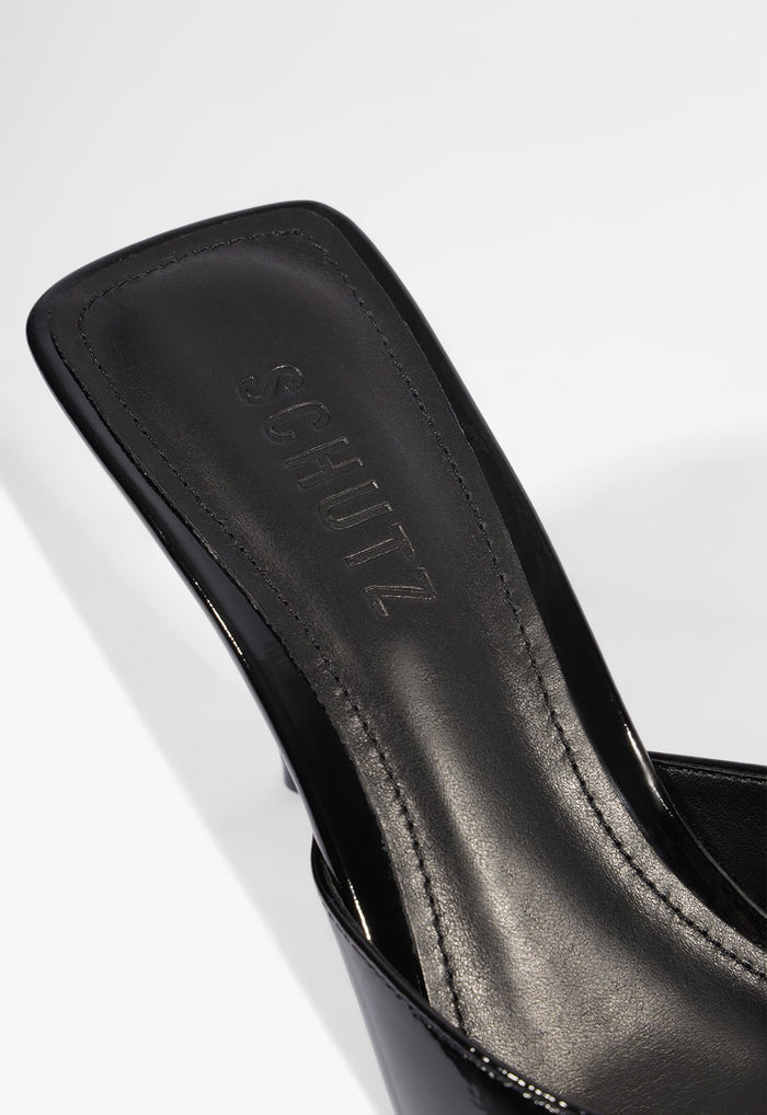 Ingrid Mule Patent Sandal - Schutz Shoes