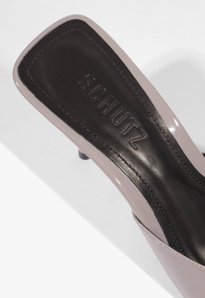Ingrid Mule Patent Sandal - Schutz Shoes