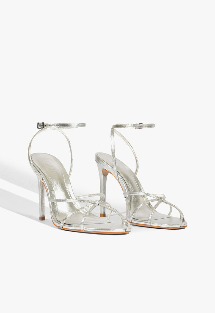 Iris Metallic Leather Caged Sandal - Schutz Shoes