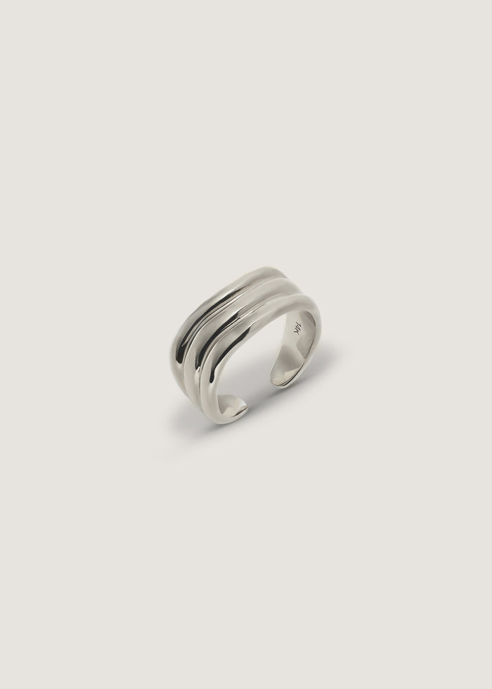 Isla Ear Cuff/Ring Silver