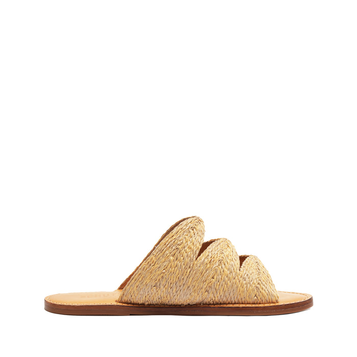 Ivy Raffia Sandal 5 Natural Raffia - Schutz Shoes