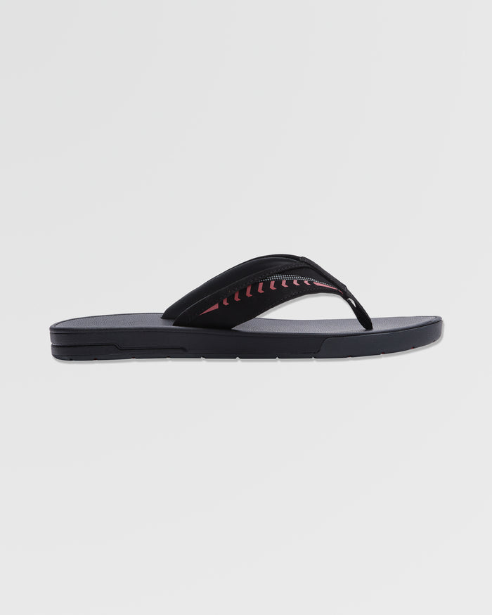 Jack Robinson Sandals - BLACK RED