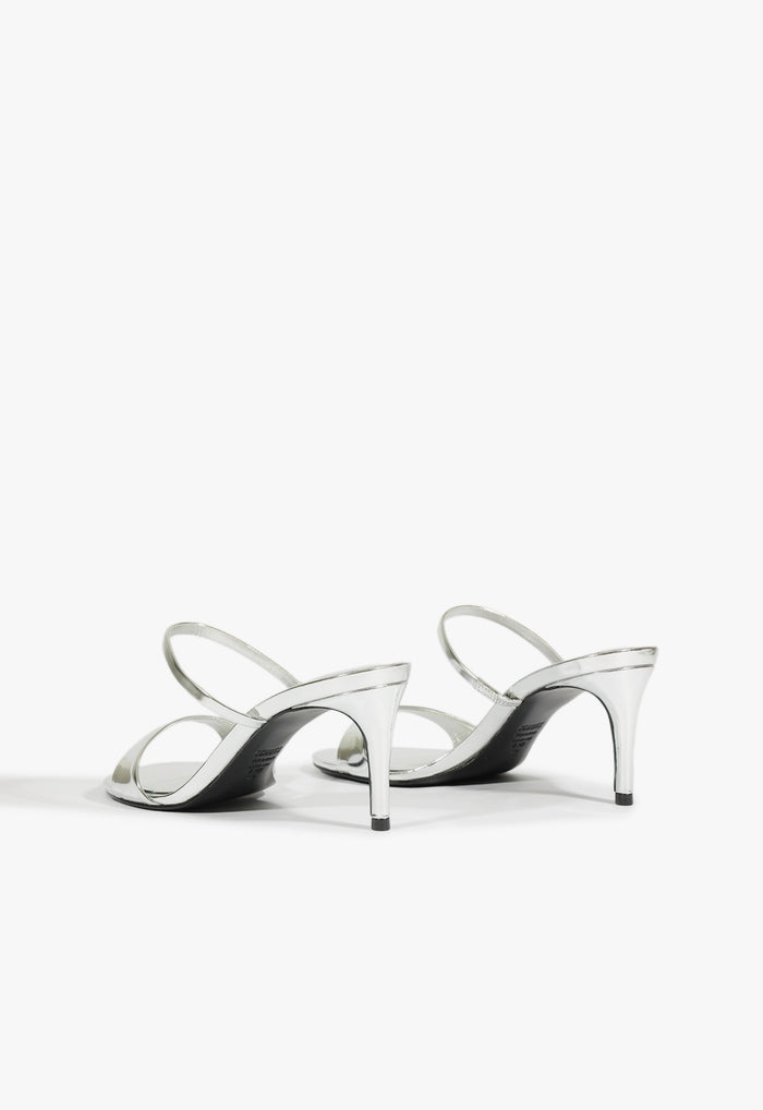 Jessica Mid Mule Leather Sandal - Schutz Shoes
