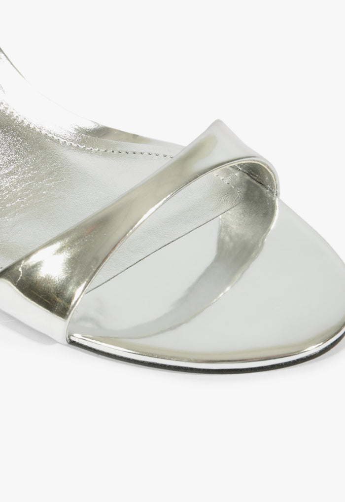 Jessica Mid Mule Leather Sandal - Schutz Shoes
