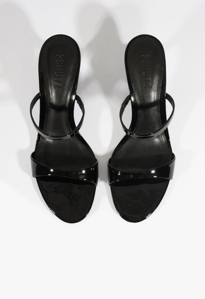 Jessica Mid Mule Patent Sandal - Schutz Shoes