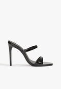 Jessica Mule Patent Sandal 5 Black Patent - Schutz Shoes