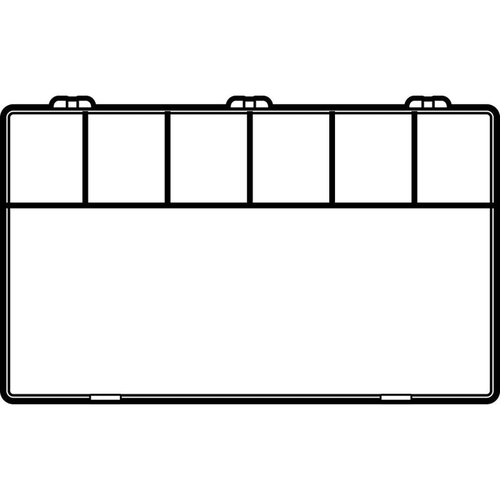 6660KB (K607) K-Series 7 compartment box top view