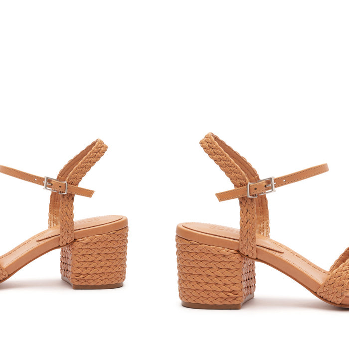 Karima Block Atanado Leather Sandal - Schutz Shoes