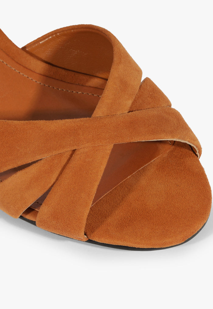 Keefa Block Mule Suede Sandal - Schutz Shoes