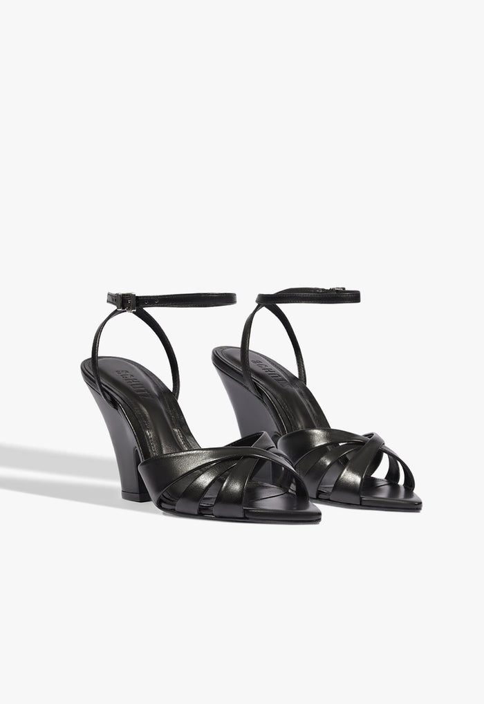 Keefa Flare Leather Sandal - Schutz Shoes