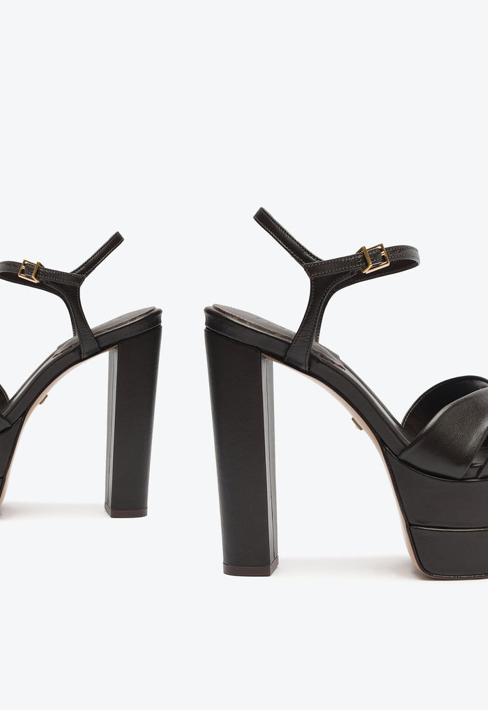 Keefa High Leather Sandal - Schutz Shoes