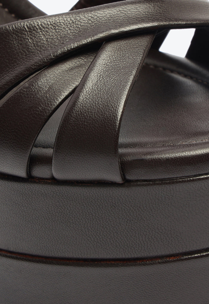 Keefa High Leather Sandal - Schutz Shoes