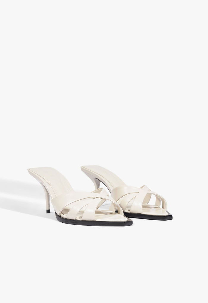 Keefa Leaf Mule Leather Sandal - Schutz Shoes