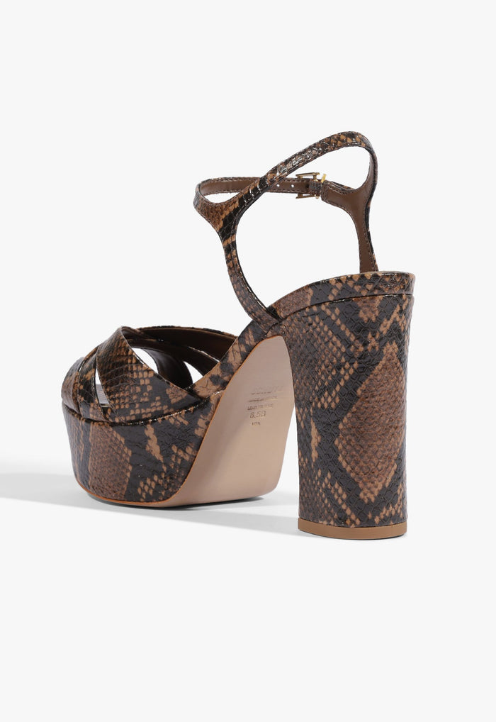 Keefa Leather Platform Sandal - Schutz Shoes